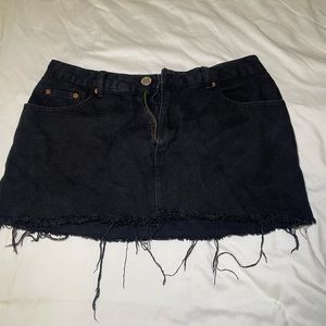 Boohoo Denim Skirt